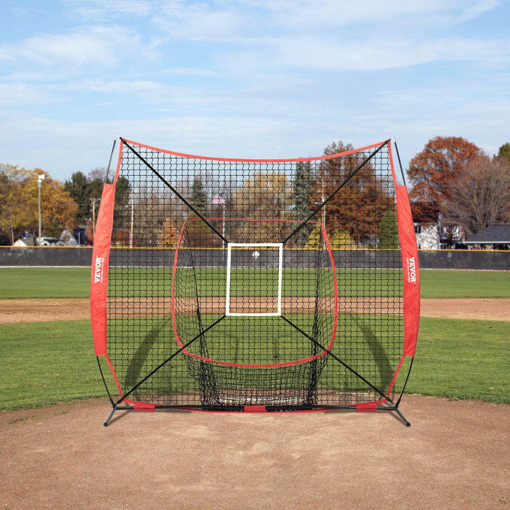 Beisbolo ir softbolo treniruočių tinklas VEVOR YC-SS-BN007, 213x213 cm