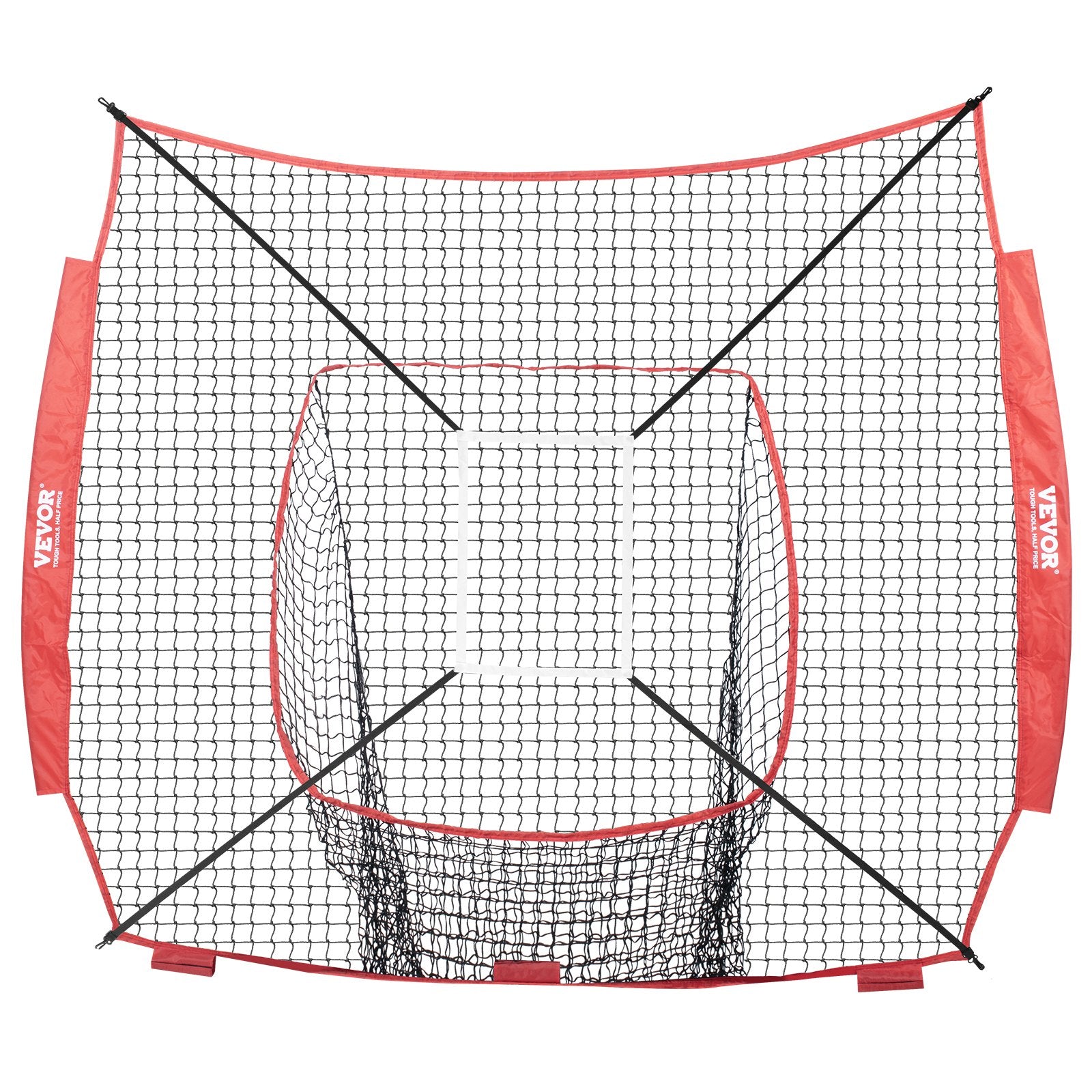Beisbolo ir softbolo treniruočių tinklas VEVOR YC-SS-BN007, 213x213 cm