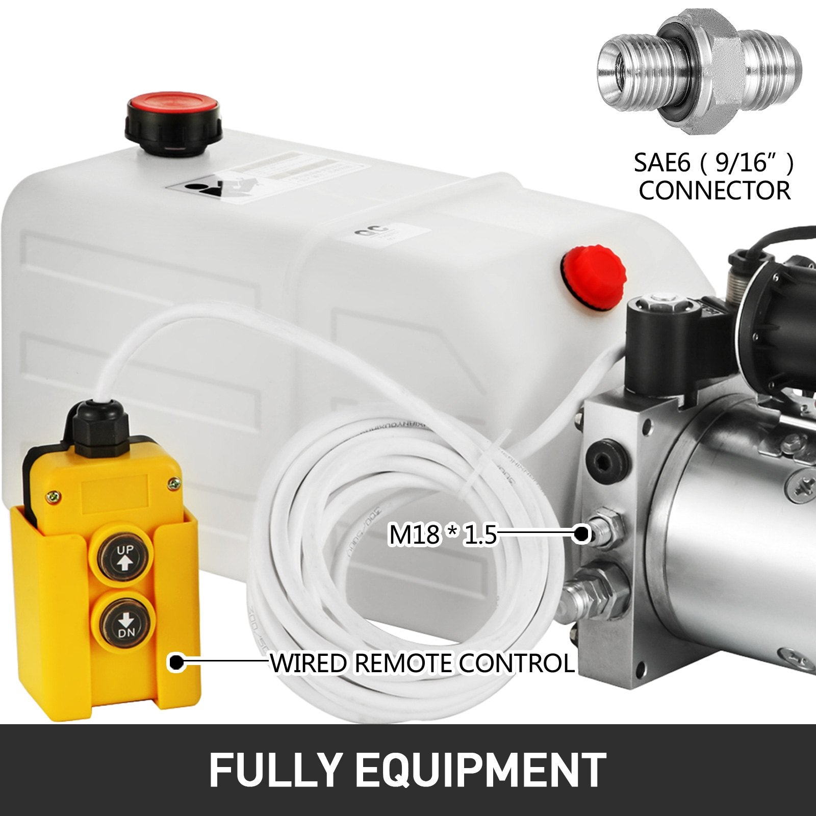 Hidraulinis siurblys VEVOR 12V, 7 l, vienpusio veikimo