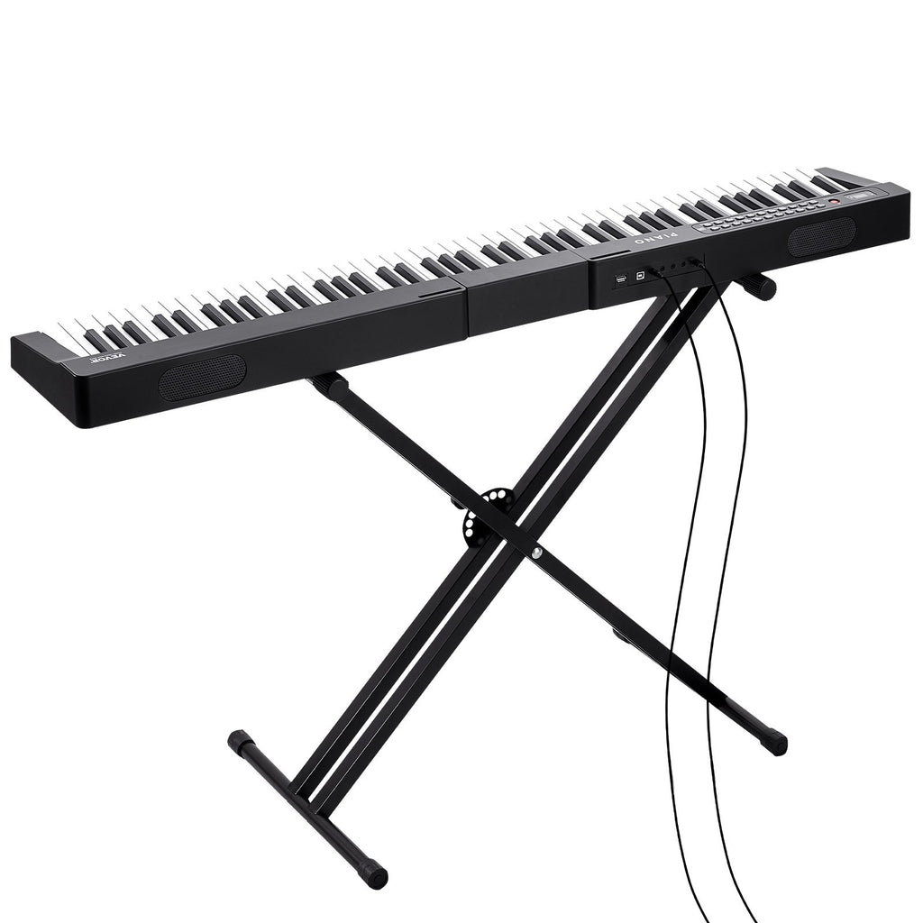 Skaitmeninis pianinas VEVOR BD-881D, 88 pusiau pasunkinti klavišai
