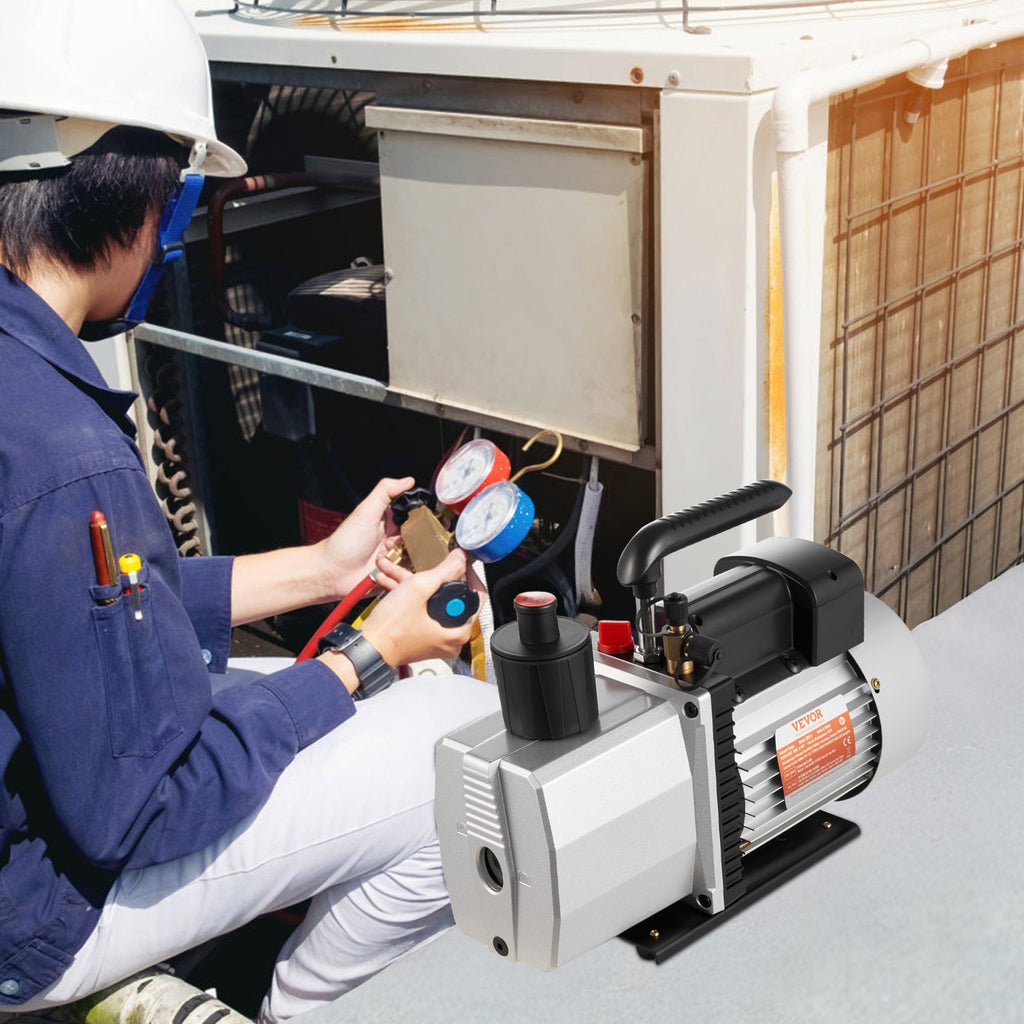 Dviejų pakopų vakuuminis siurblys VEVOR 2RS-3, 226 L/min