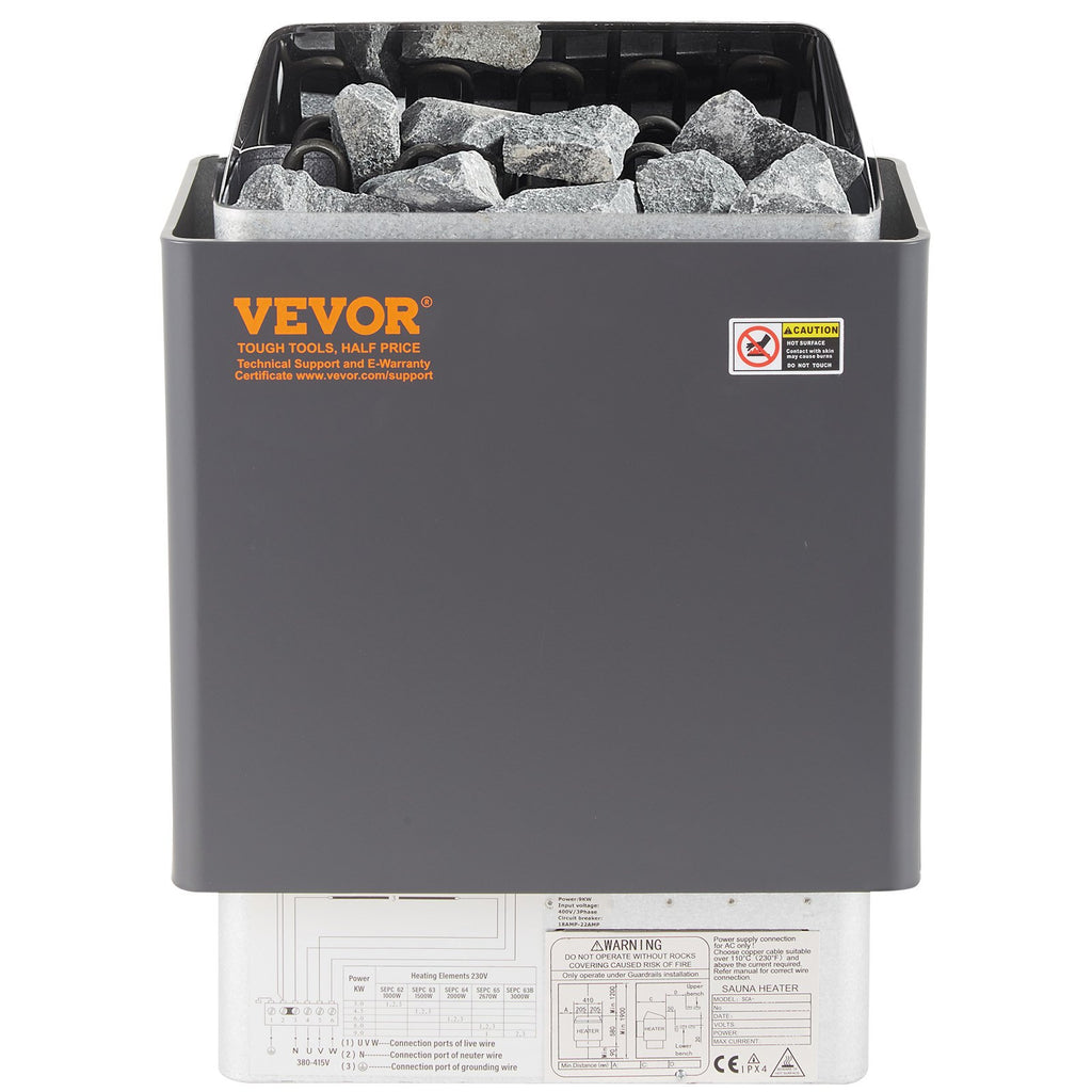 Elektrinė pirties krosnelė VEVOR VV-SH-9KWW, 9 kW