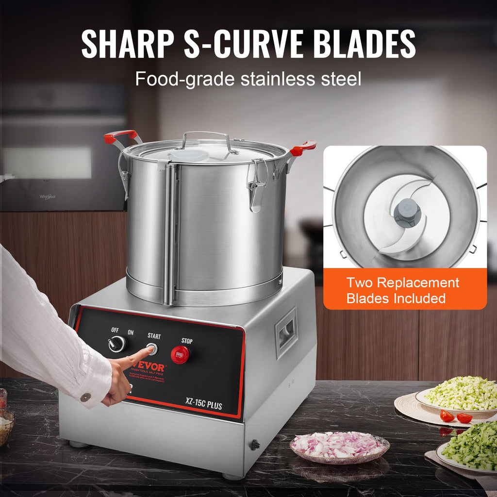 Maisto smulkintuvas VEVOR XZ-15C, 1400 W