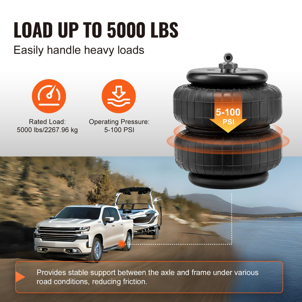 Pneumatinės pakabos komplektas VEVOR Chevrolet Silverado / GMC Sierra 1500, 2268 kg apkrova