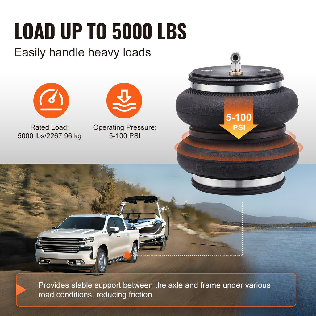 Pneumatinės pakabos komplektas VEVOR Chevrolet Silverado / GMC Sierra 1500, 2268 kg apkrova