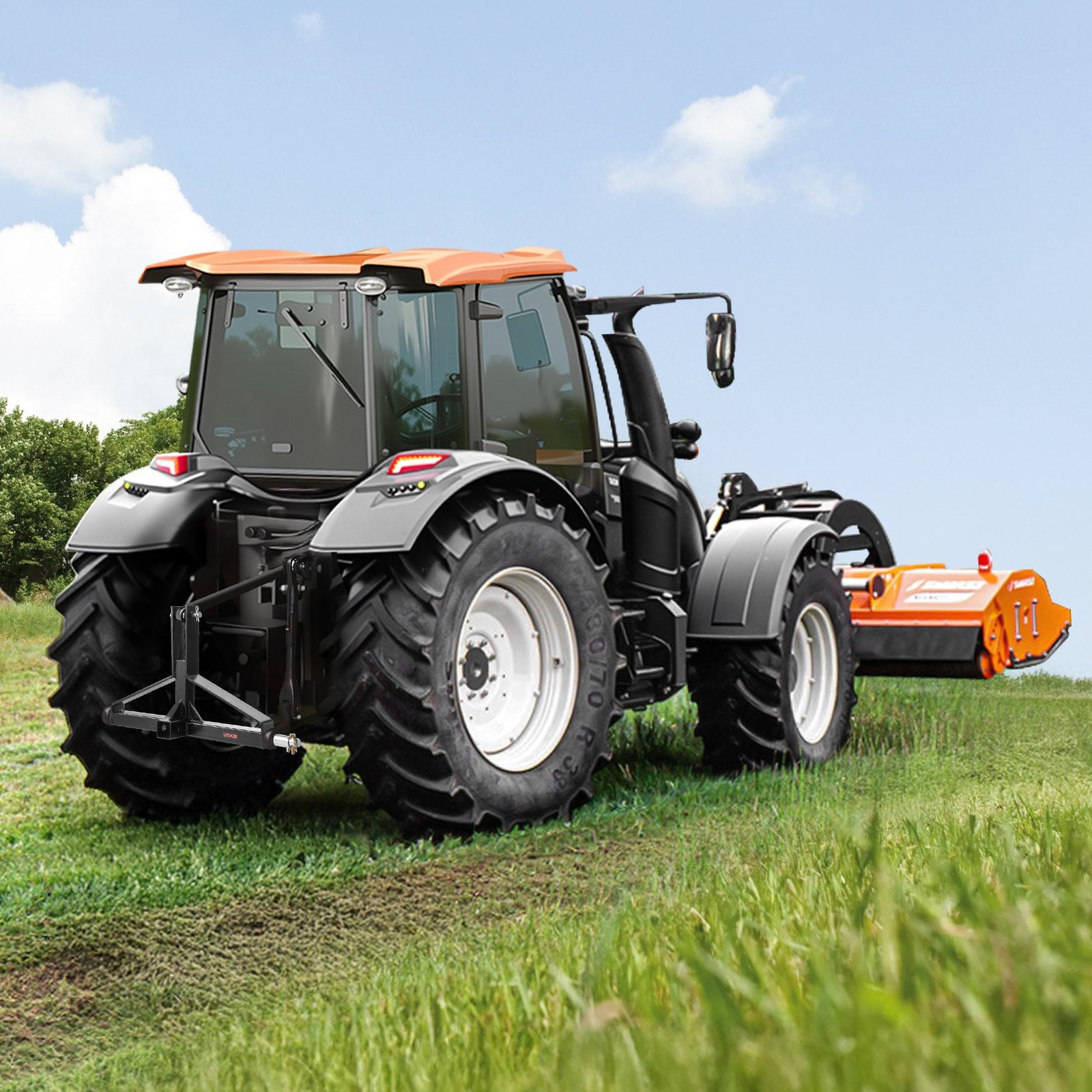 3 taškų traktoriaus prikabinimo jungtis VEVOR S-05, 1360 kg apkrova