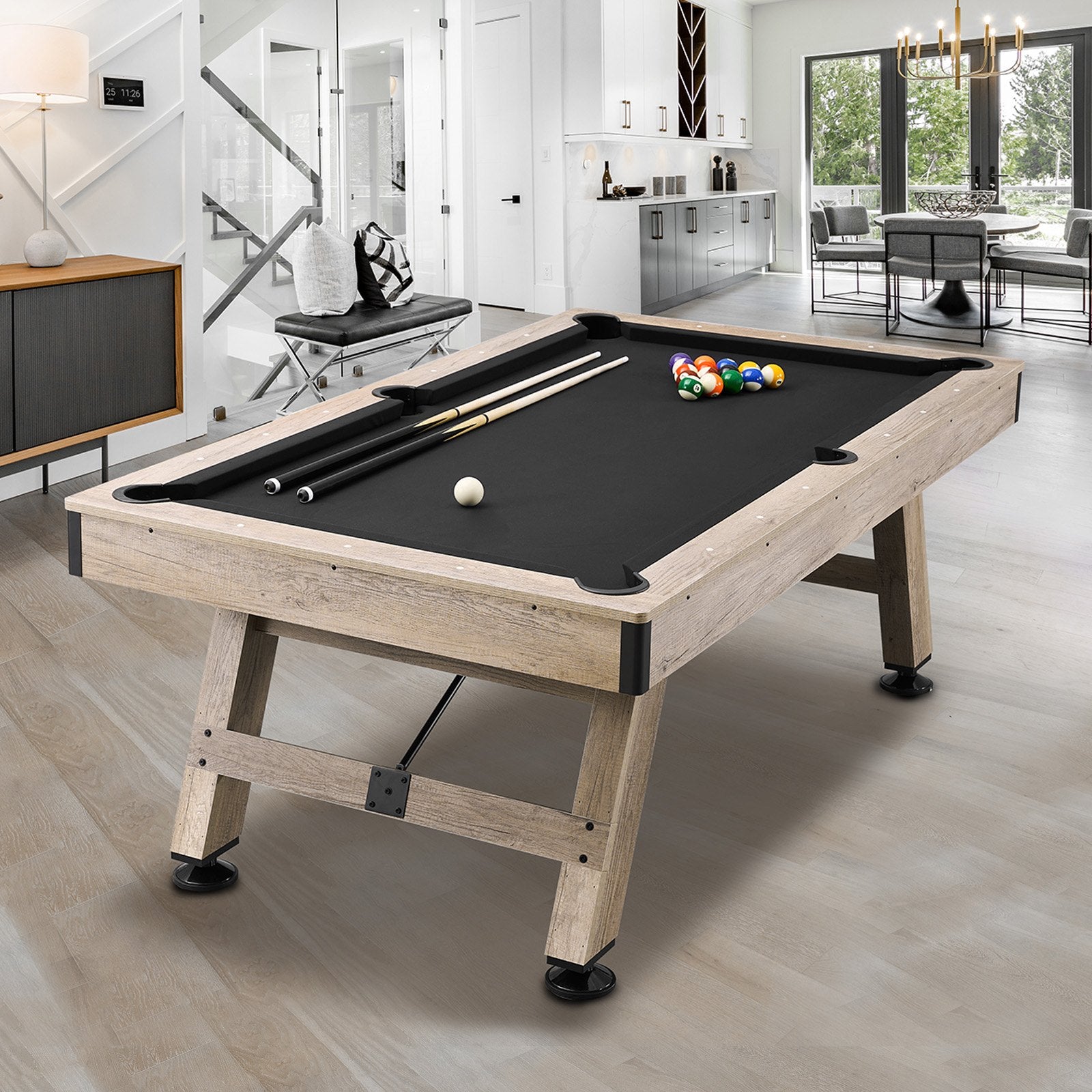 Biliardo stalas VEVOR VP22, 7 pėdų (213 cm)