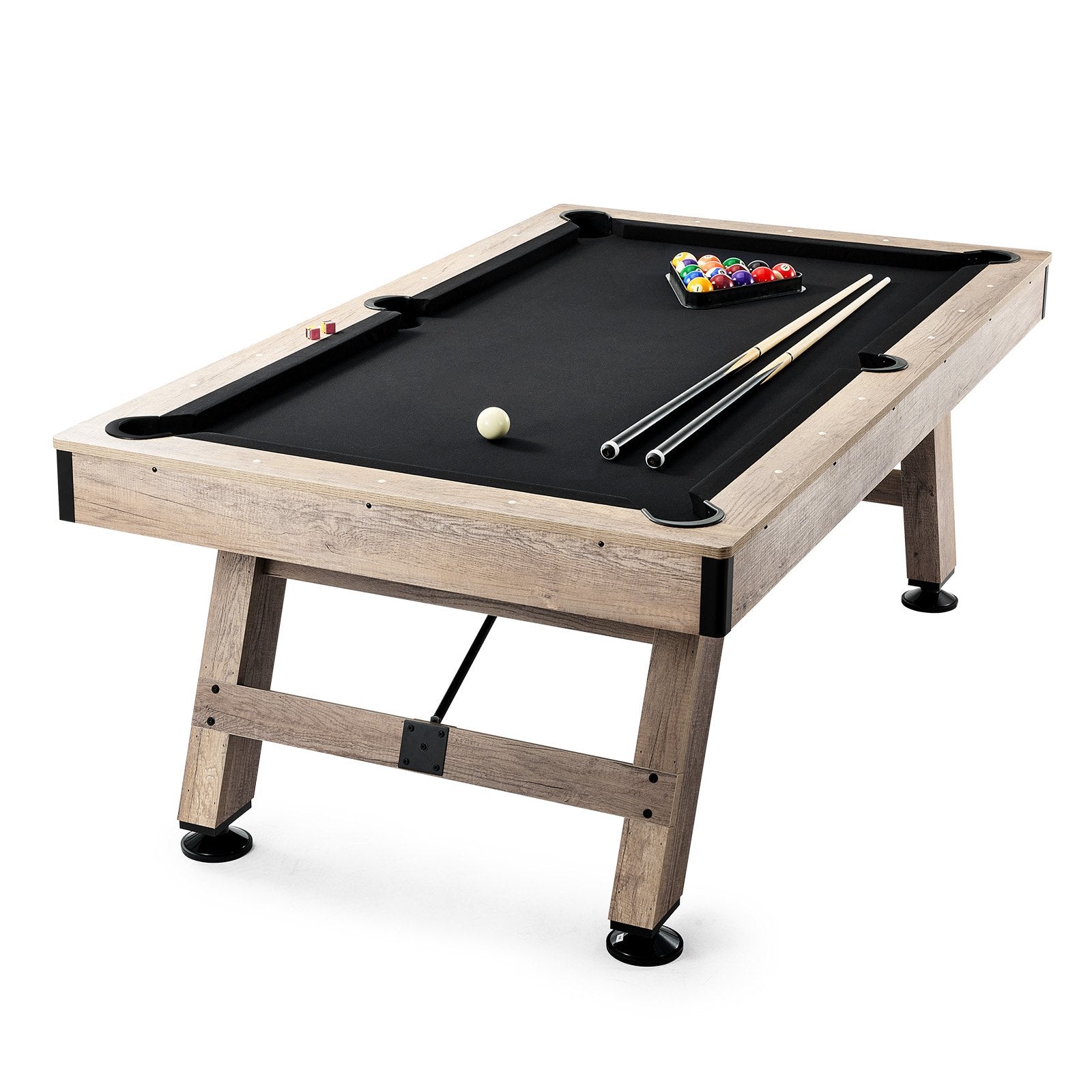 Biliardo stalas VEVOR VP22, 7 pėdų (213 cm)
