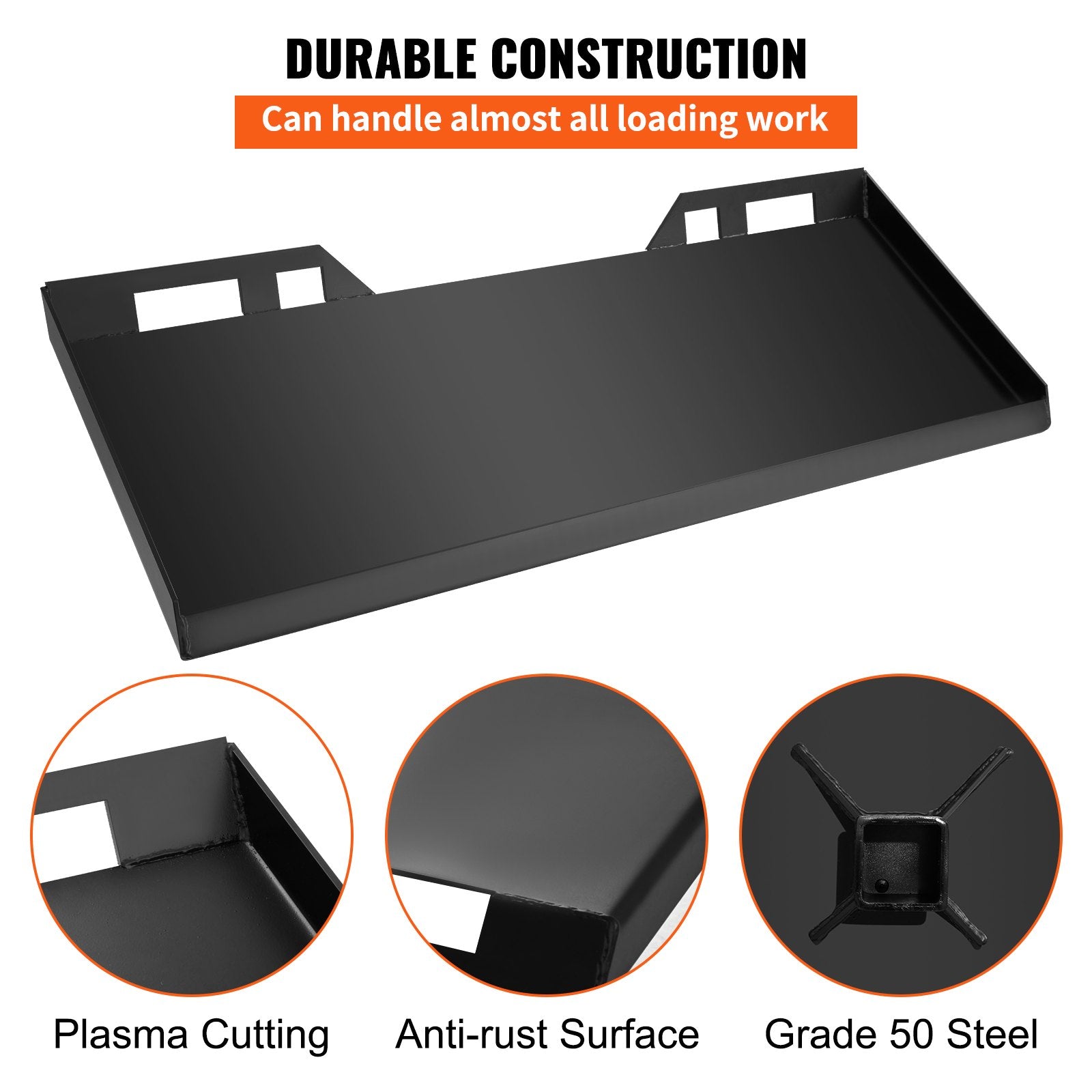 Greito jungimo tvirtinimo plokštė VEVOR Thick Mount Plate, 1/4" storio