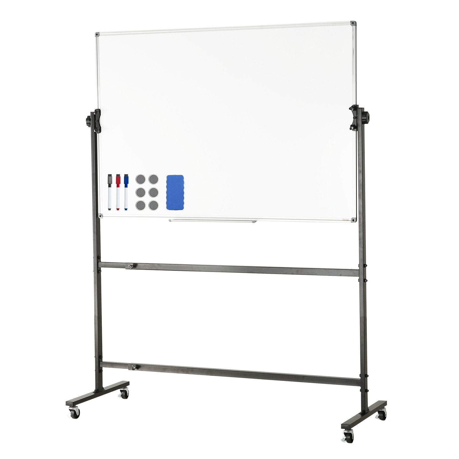 Magnetinė lenta su ratukais VEVOR 48x32 colių, dvipusė