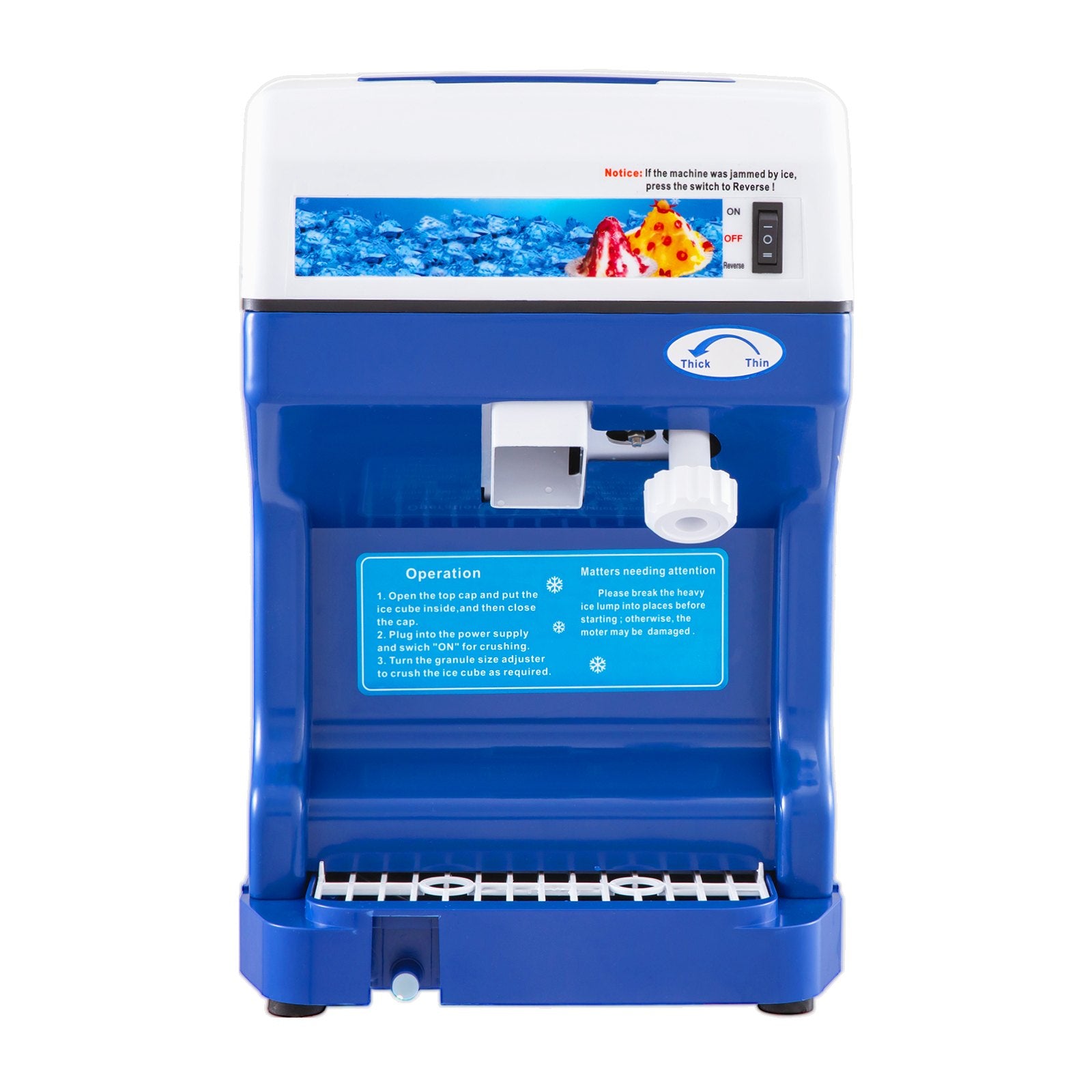 Ledo smulkintuvas VEVOR Commercial Ice Shaver, 120 kg/val.