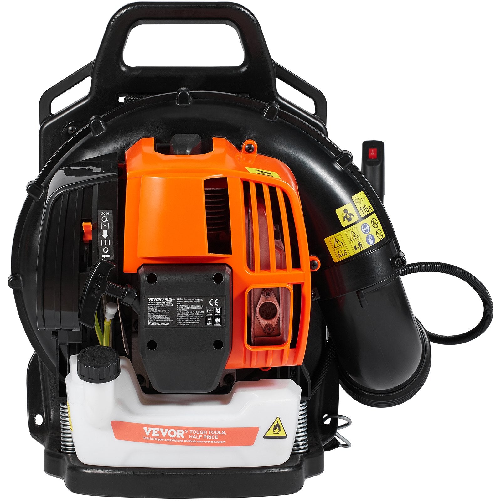 Benzininis nugarinis lapų pūstuvas VEVOR BL-866B, 63 cm³