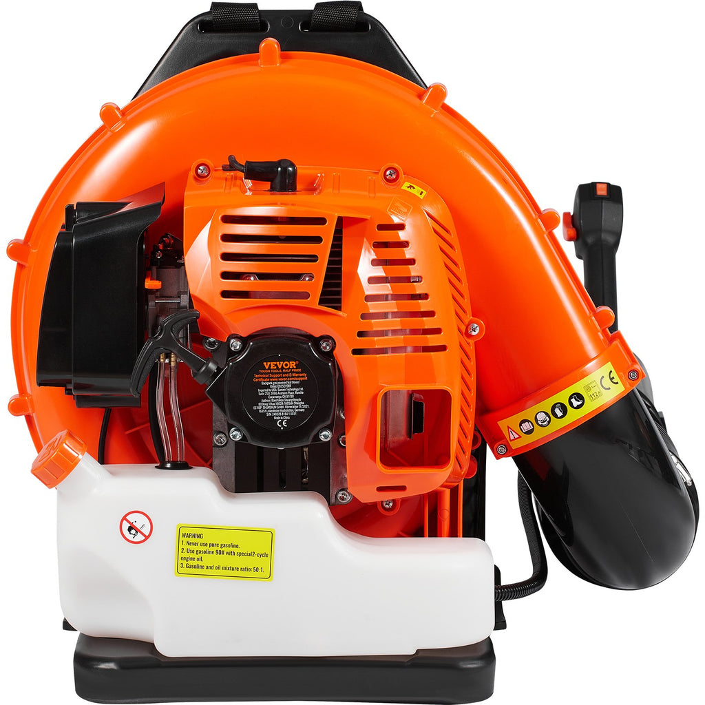 Ant nugaros nešiojamas lapų pūstuvas VEVOR QS25Q79BF, 79 cm³