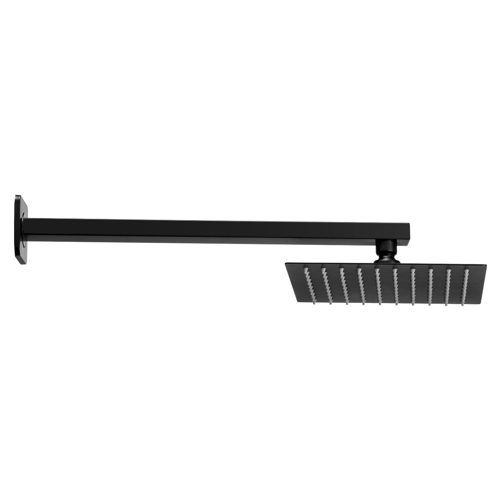 Dušo sistemų komplektas VEVOR BF8-311G, 20,3 cm galvutė, matinė juoda