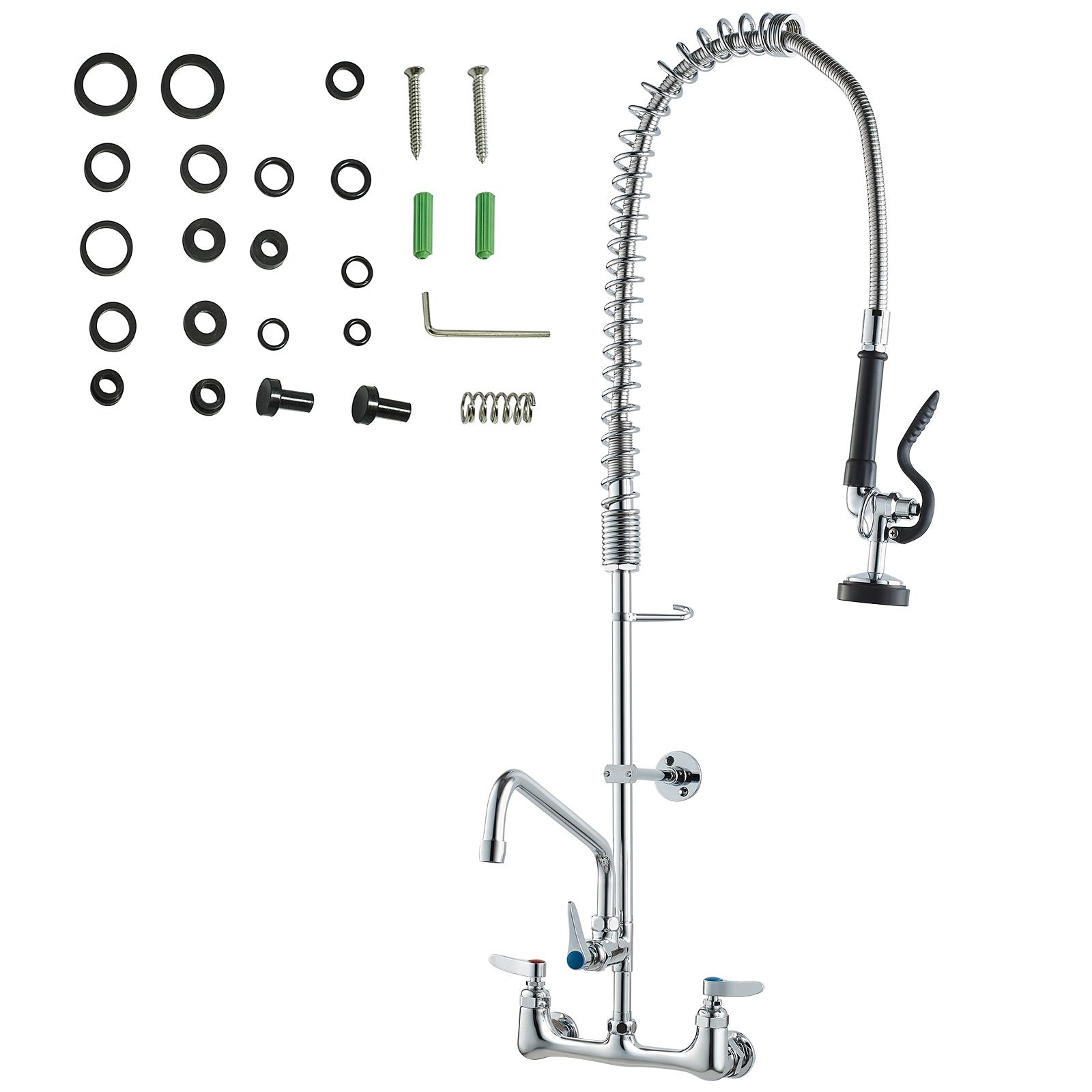 Pramoninis virtuvės maišytuvas VEVOR 5803A-12-36, 91,4 cm aukščio.
