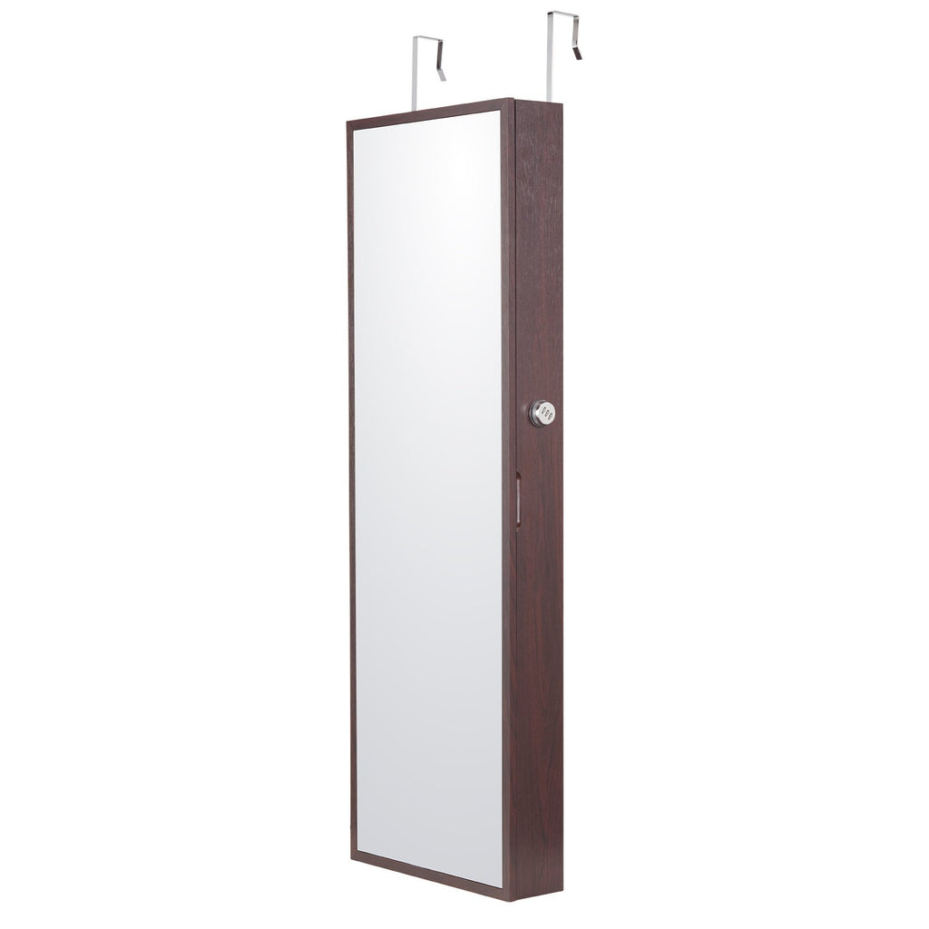 Papuošalų spintelė su veidrodžiu VEVOR PY-2311SS, 108 cm aukščio