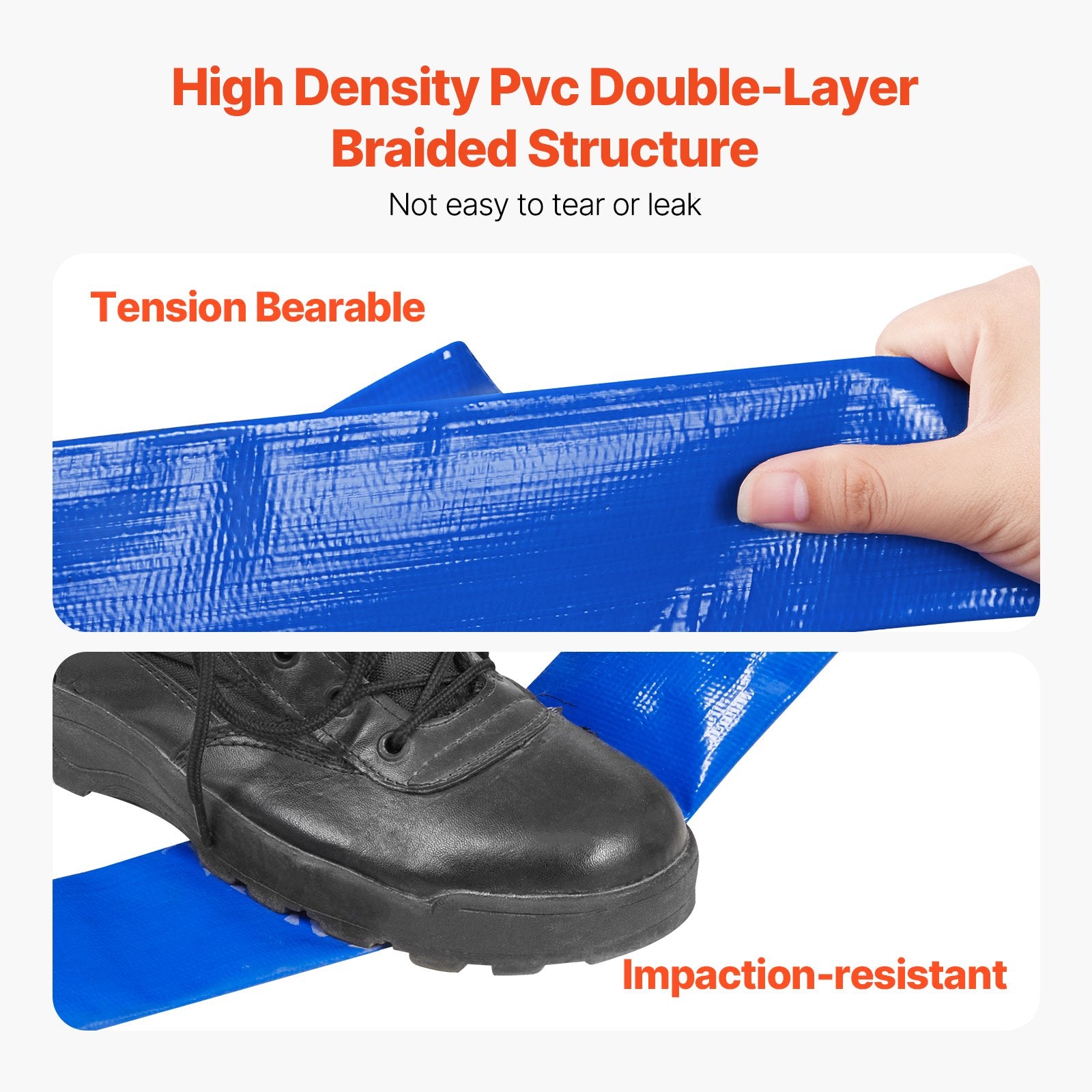 Vandens išleidimo žarna VEVOR TLP04038X100FT01-CE, 51 mm x 30,5 m
