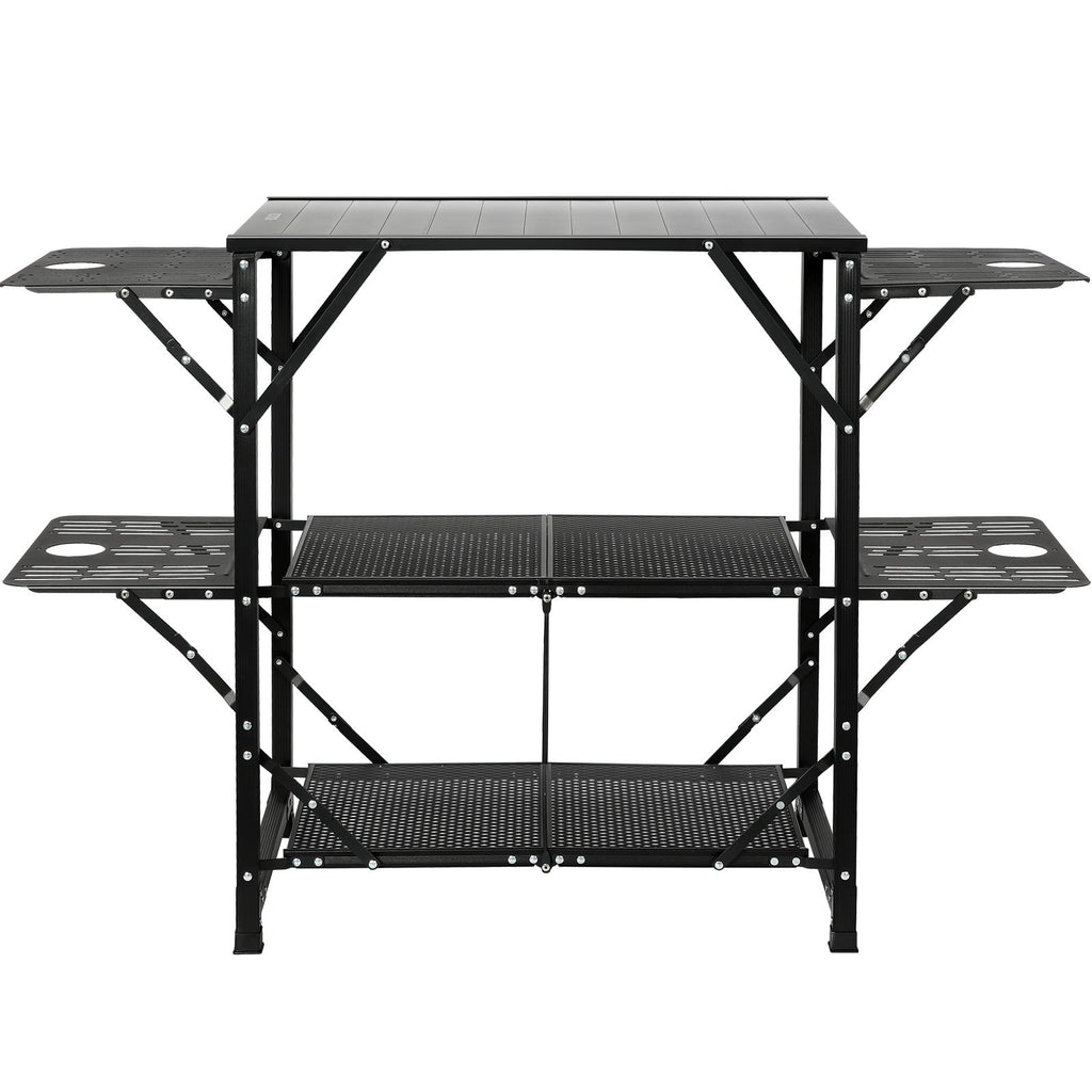 Sulankstomas kempingo virtuvės stalas VEVOR, 126 cm ilgio