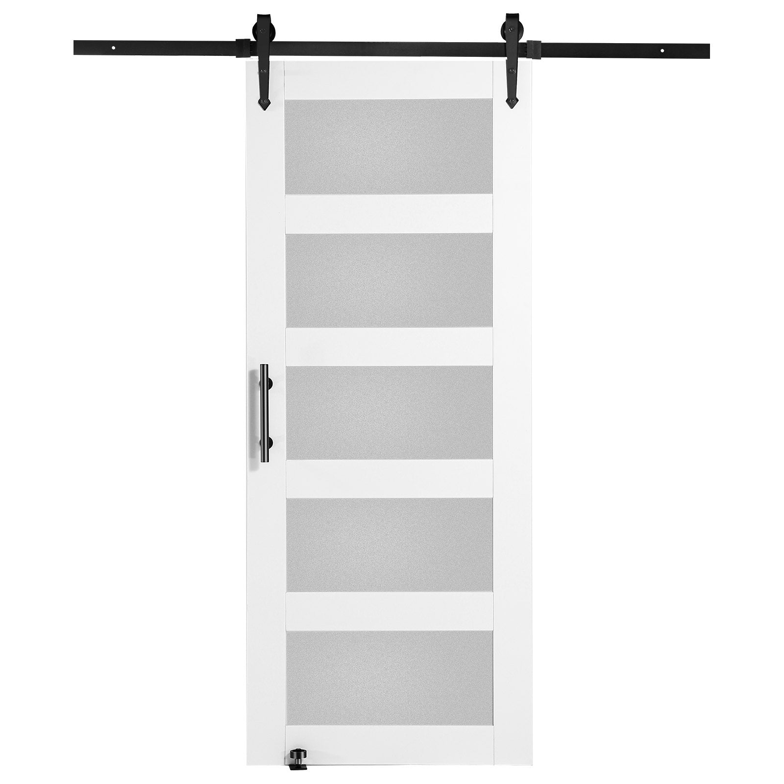 Stumdomos tvarto tipo durys su furnitūra VEVOR 32BL, 81 x 213 cm
