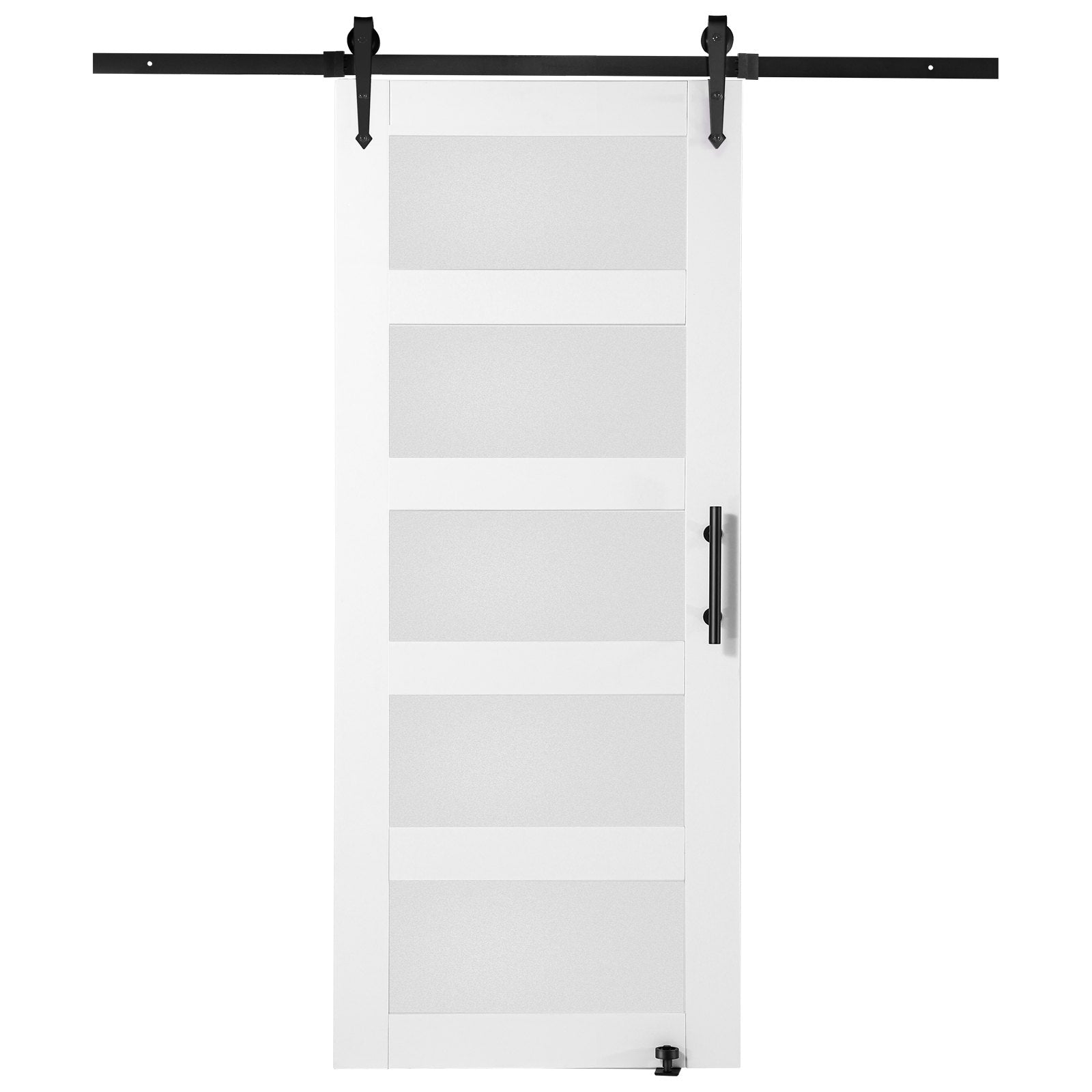 Stumdomos tvarto tipo durys su furnitūra VEVOR 32BL, 81 x 213 cm