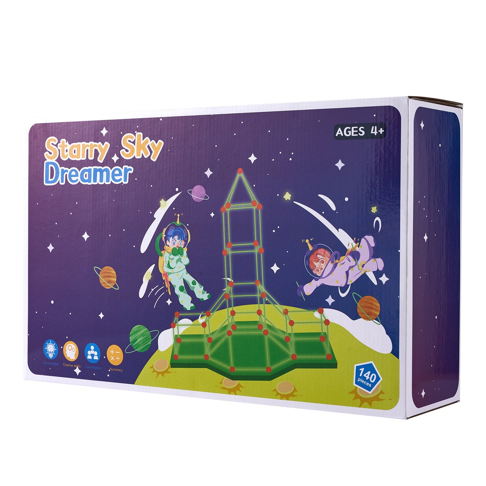 Fortų statybos rinkinys VEVOR YAOSHUN140PCS, 140 dalių