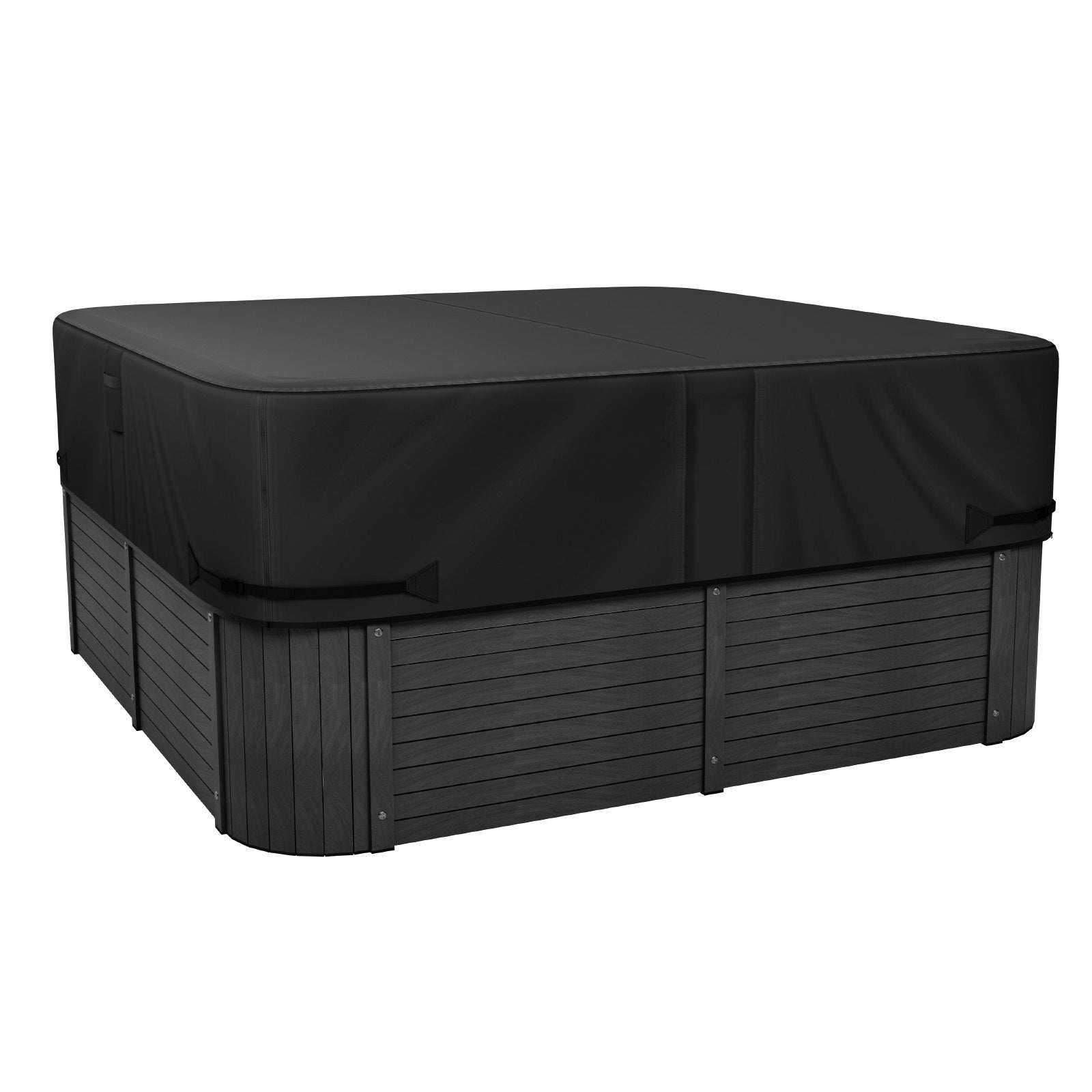 Lauko masažinės vonios uždangalas VEVOR SXYRSYGG93HEI, 236x236x51 cm