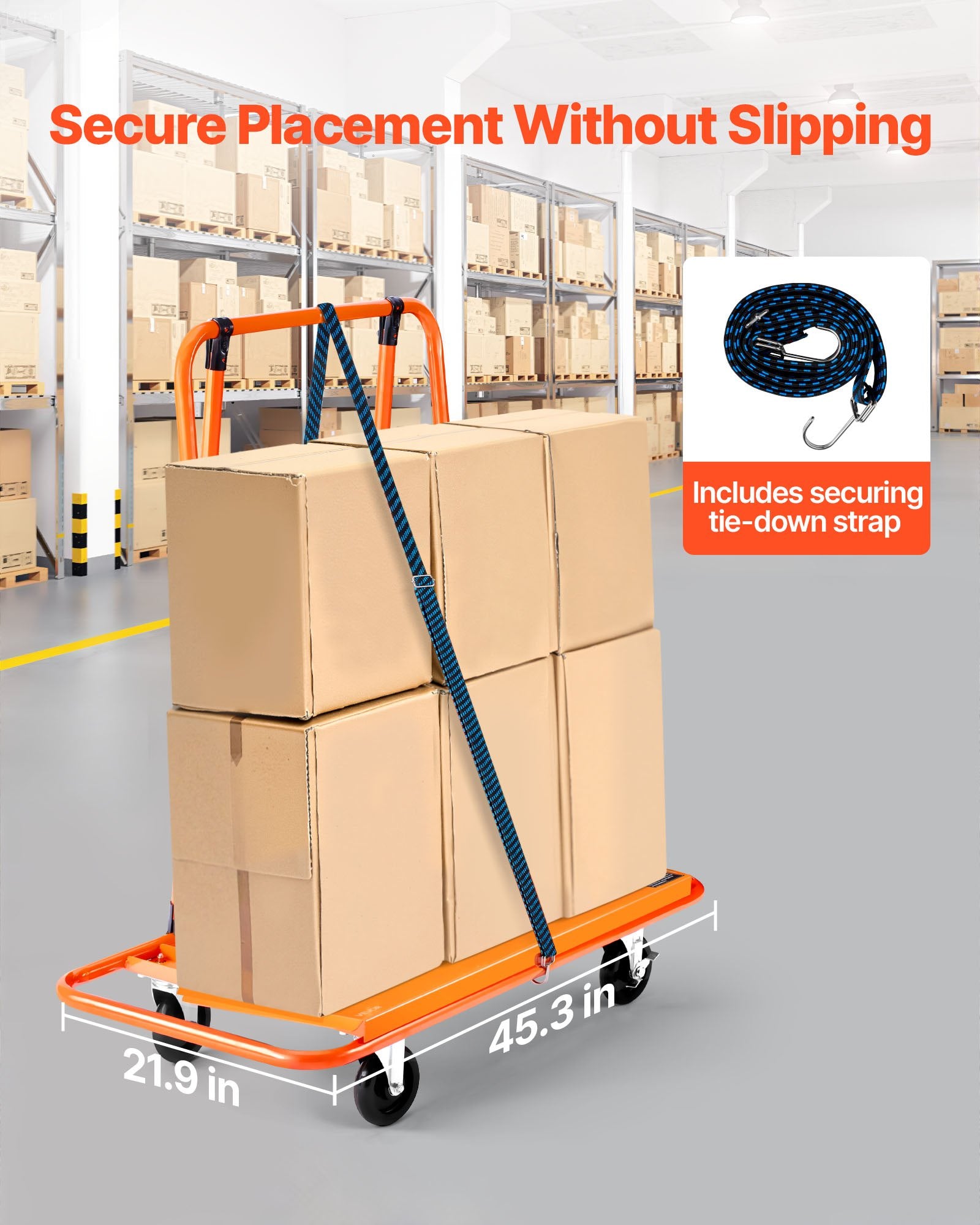 Gipso kartono plokščių vežimėlis VEVOR ST02, 816 kg keliamoji galia