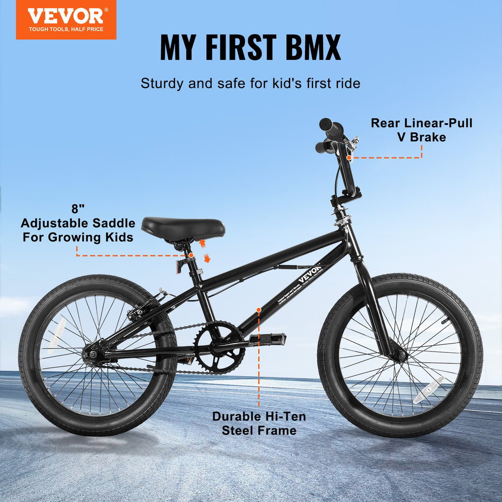BMX dviratis VEVOR SS24005, 18 colių ratai