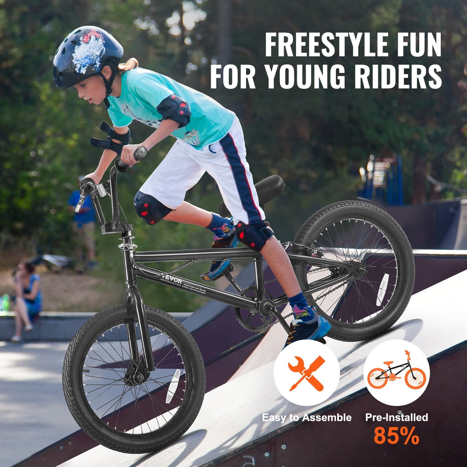 BMX dviratis VEVOR SS24005, 18 colių ratai