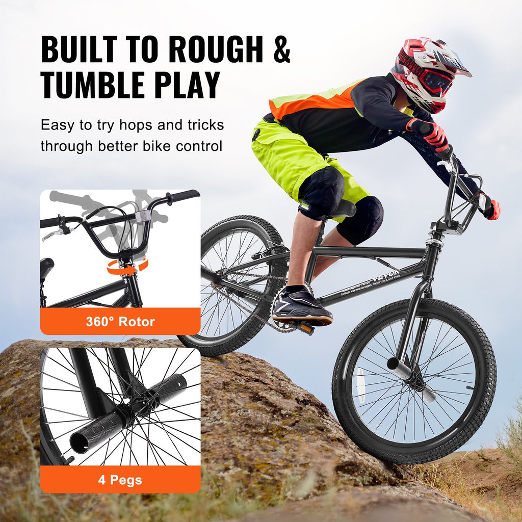 BMX dviratis VEVOR SS24004, 20 colių ratai