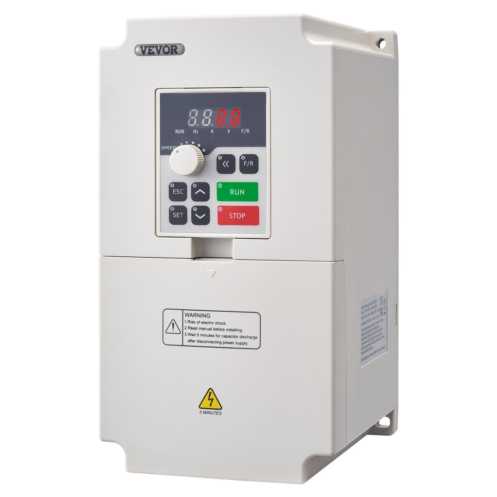 Dažnio keitiklis VEVOR D100-5.5S2B-S, 5,5 kW