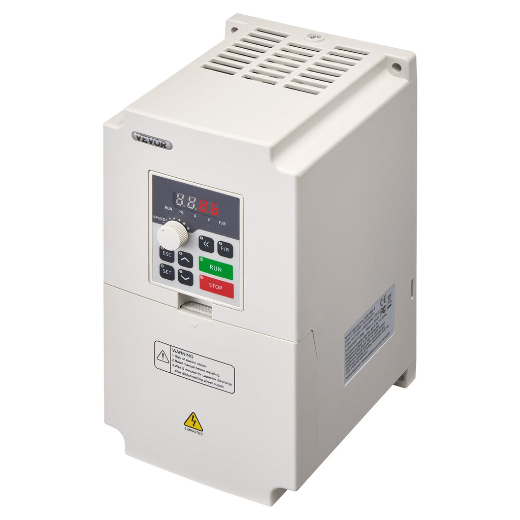 Dažnio keitiklis VEVOR D100-5.5S2B-S, 5,5 kW