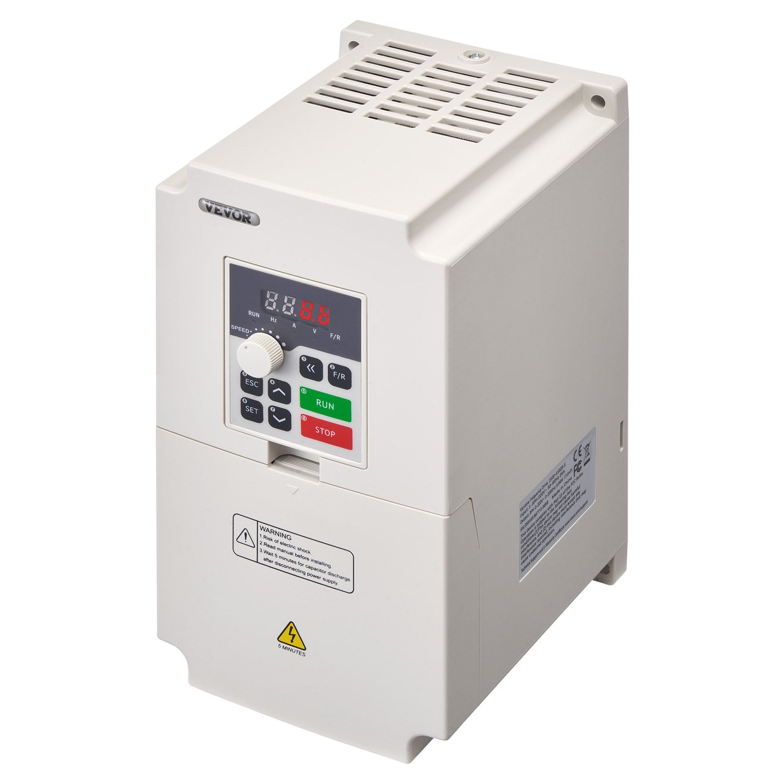 Dažnio keitiklis VEVOR D100-5.5S2B-S, 5,5 kW