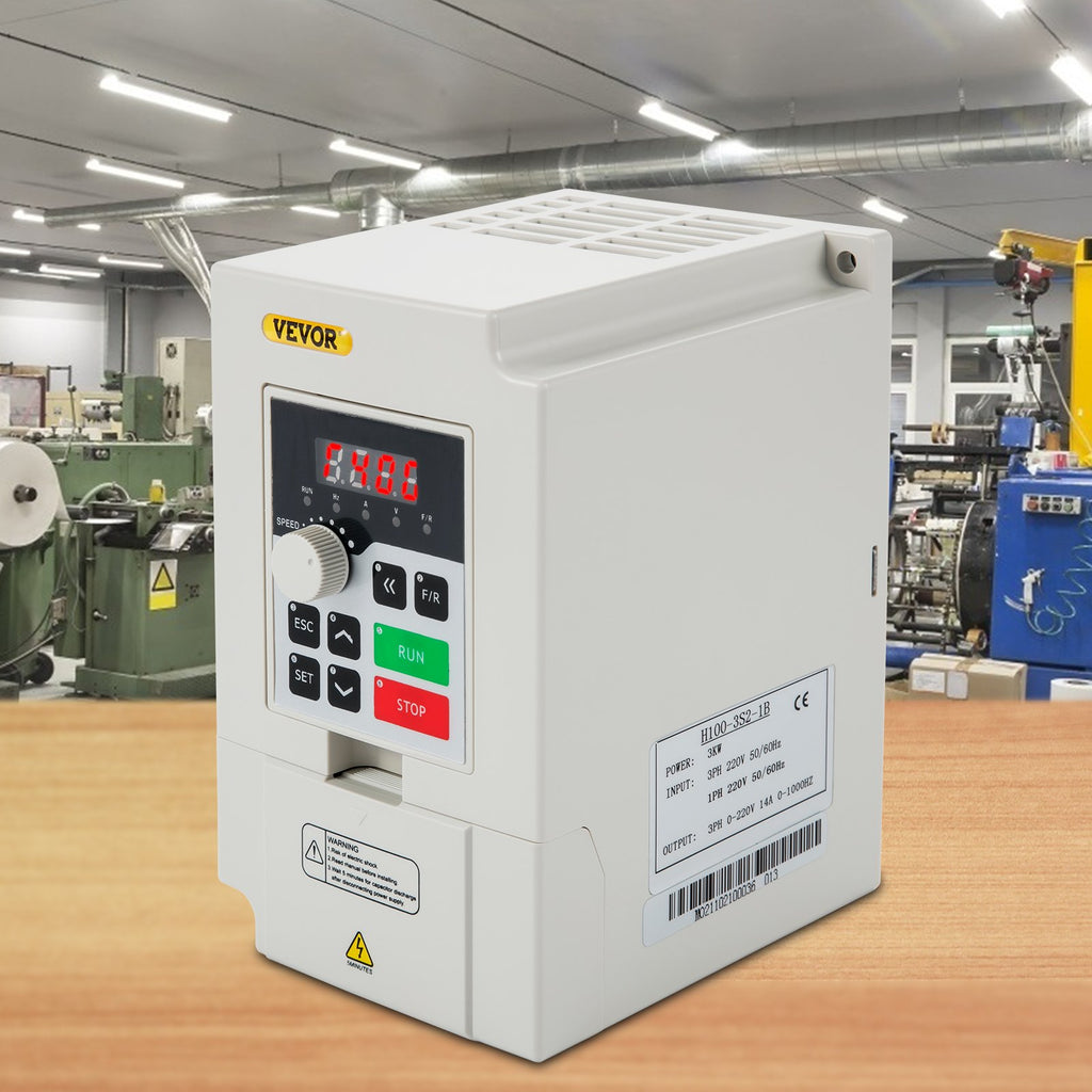 Dažnio keitiklis VEVOR H100-3S2-1B, 3 kW
