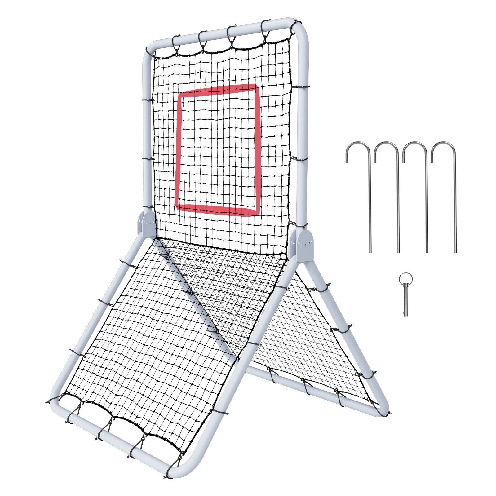 Beisbolo ir softbolo atšokimo tinklas VEVOR PDYHTW003, 107 x 183 cm