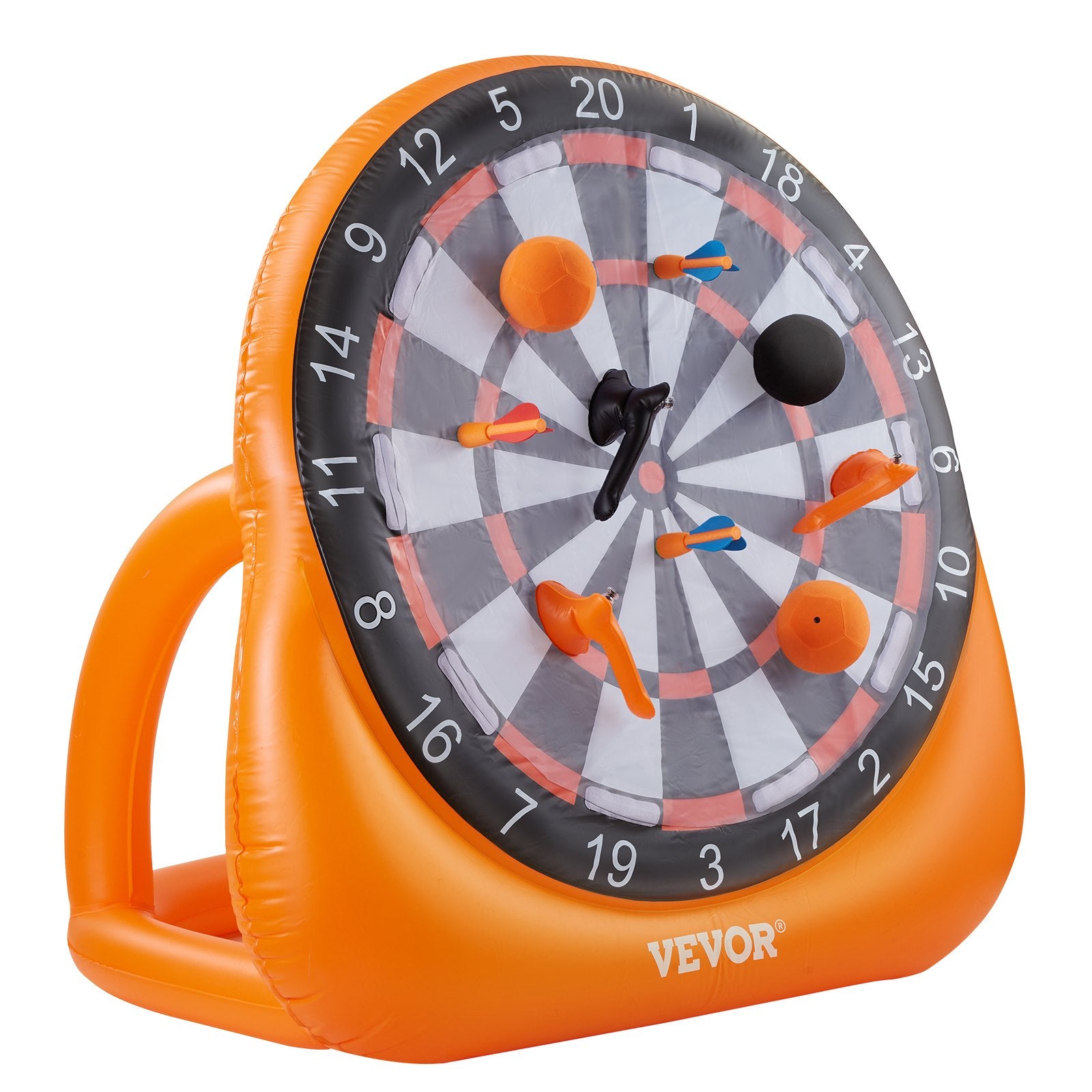 Pripučiamas futbolo smiginis VEVOR FDSFBB-003A-2, 2 m aukščio