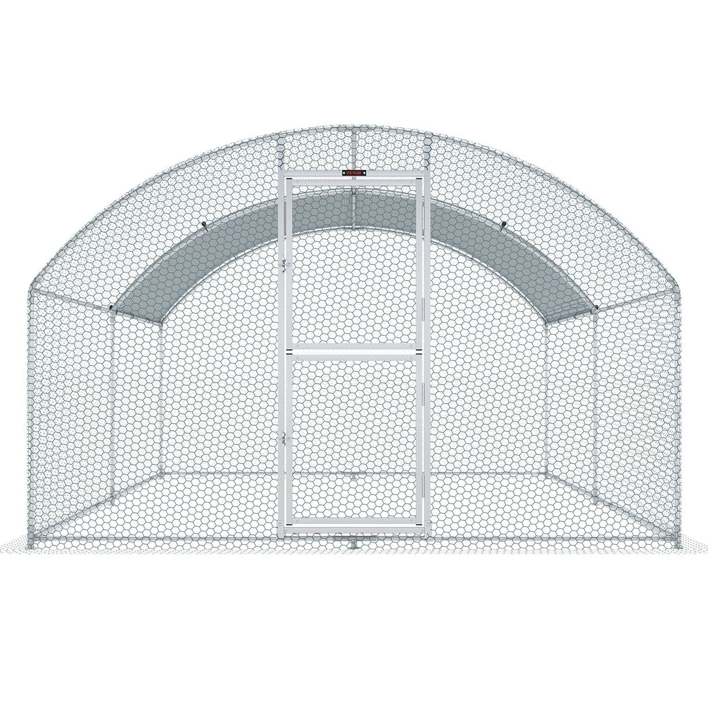 Metalinė vištidė-voljeras VEVOR 4x3x2 m, su vandeniui atspariu uždangalu