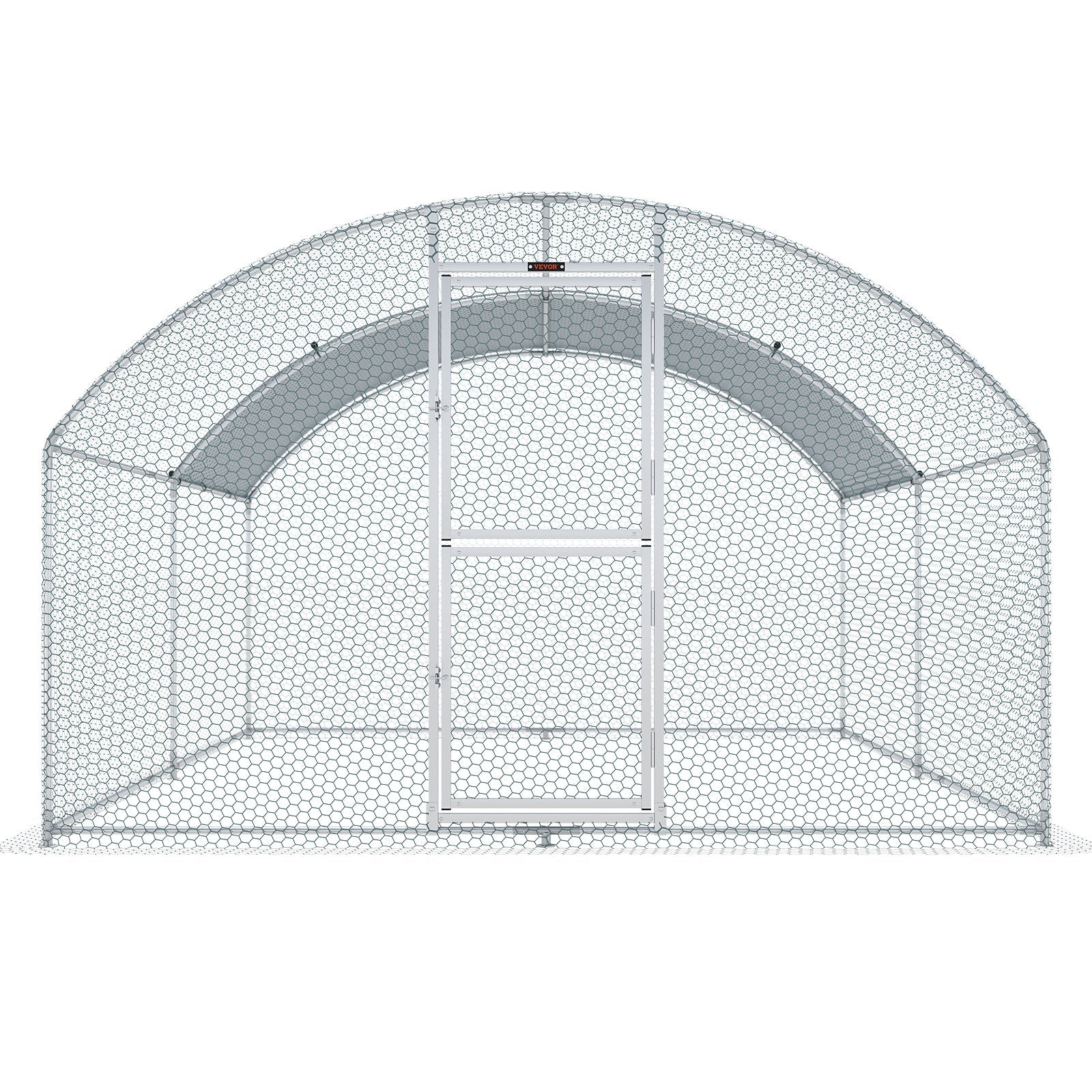 Metalinė vištidė-voljeras VEVOR 4x3x2 m, su vandeniui atspariu uždangalu