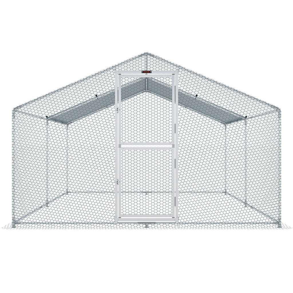 Metalinis vištidės aptvaras VEVOR, 4 x 3 x 2 m