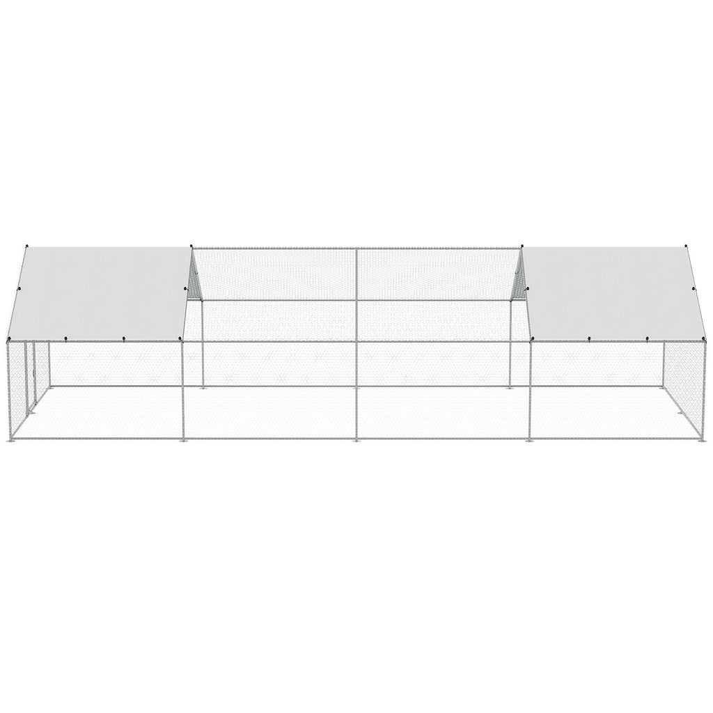 Metalinis vištidės aptvaras VEVOR RA382, 3 x 7,83 x 1,99 m