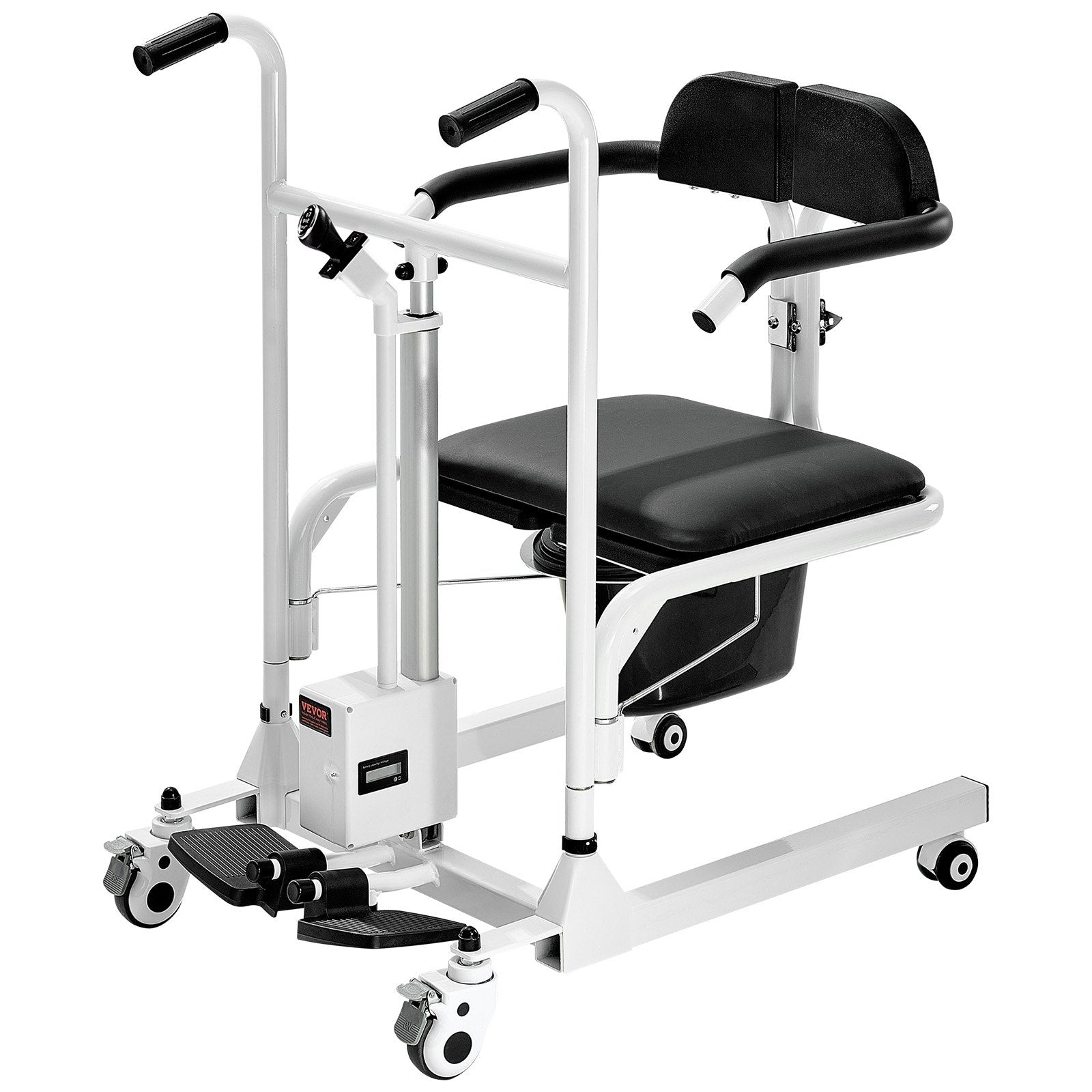 Elektrinis neįgaliųjų kėlimo ir transportavimo vežimėlis VEVOR XFL-QX-YW01-1, 100 kg keliamoji galia