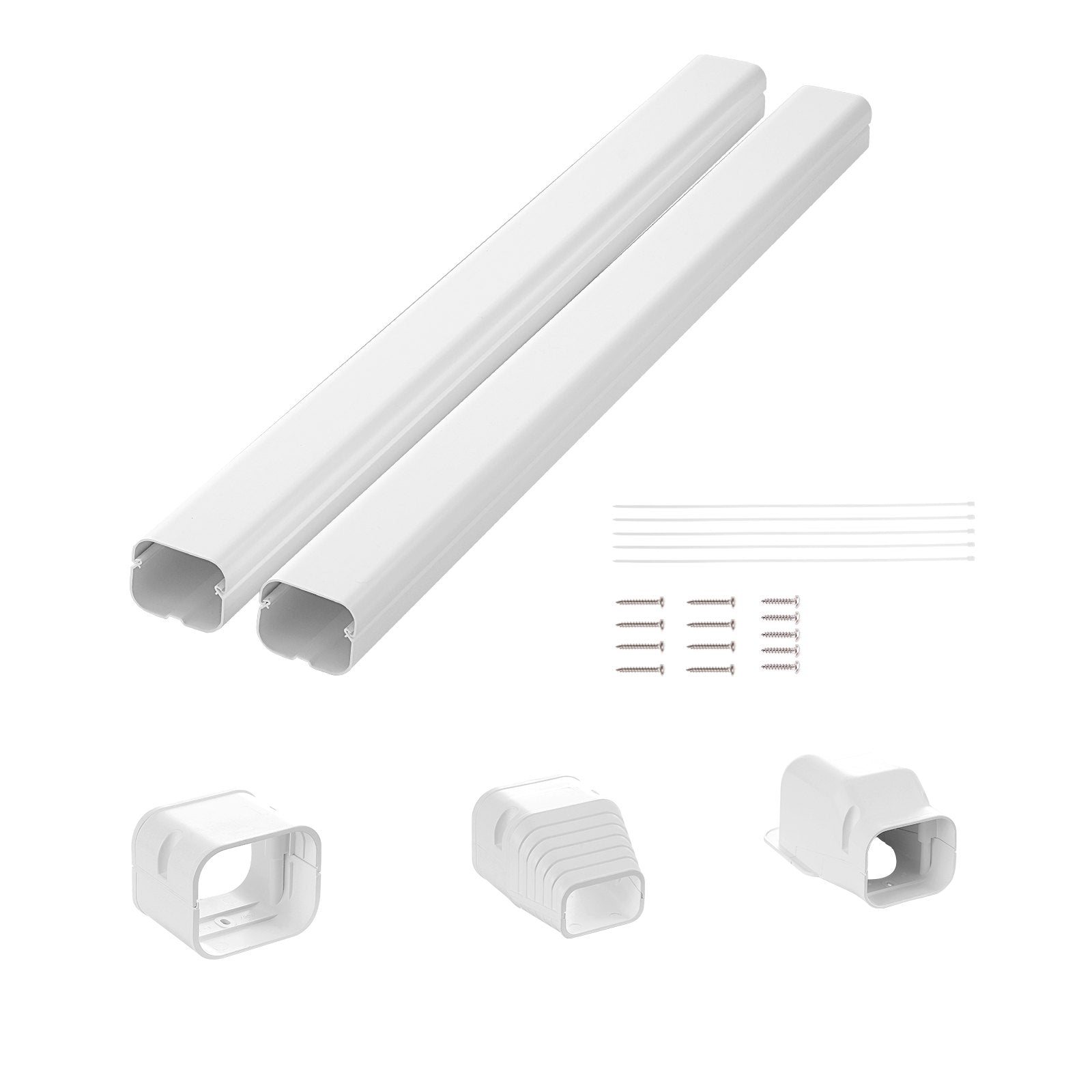 Oro kondicionieriaus vamzdžių apdailos kanalas VEVOR 1100061667, 2270 mm ilgis