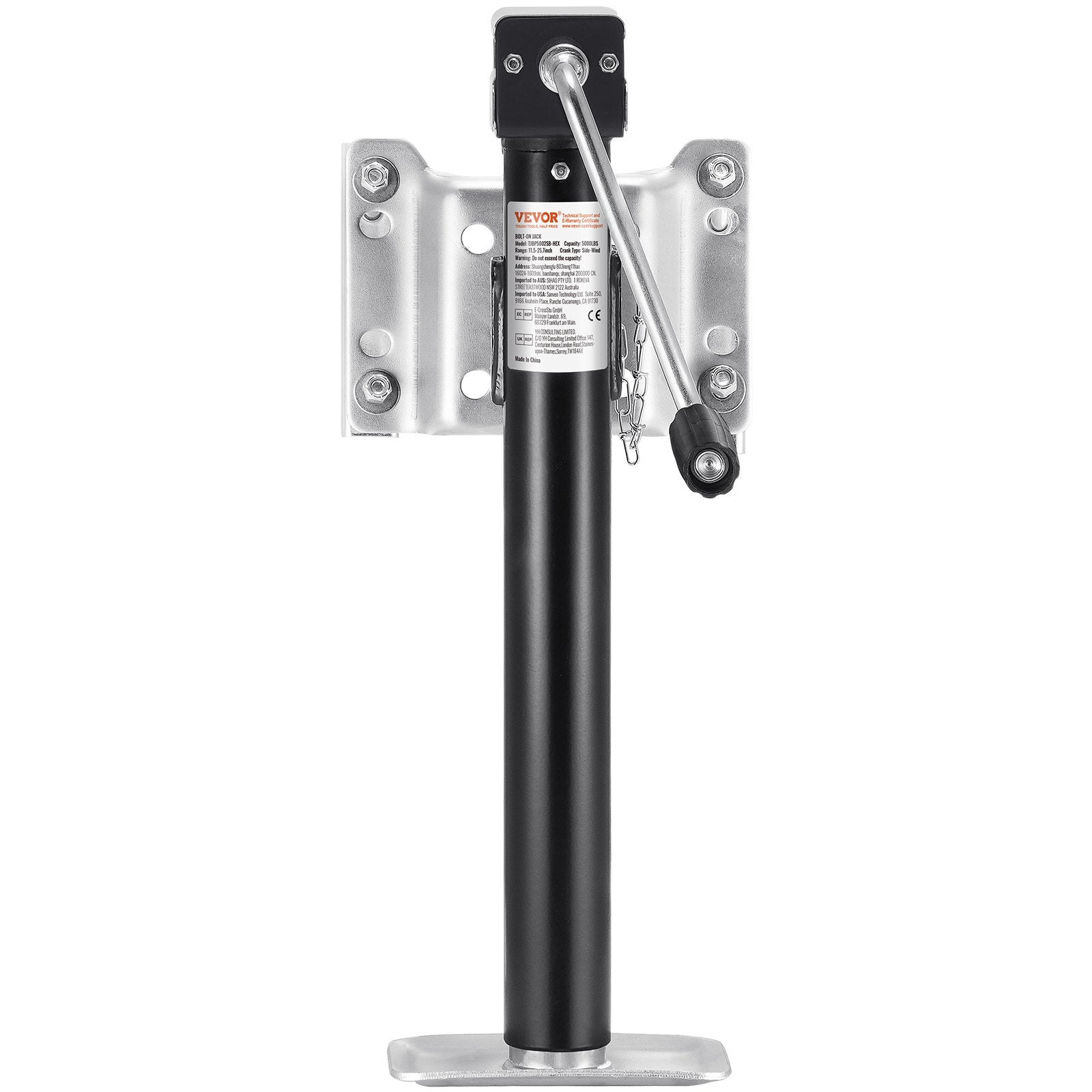 Priekabos atraminis keltuvas VEVOR TJBP5002SB-HEX, 2267 kg