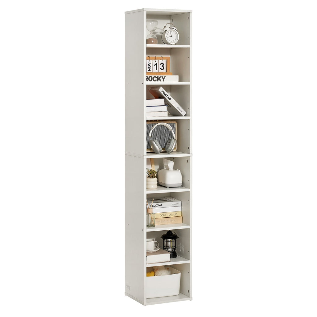 Siaura knygų lentyna VEVOR GS8-Z, 180 cm aukščio