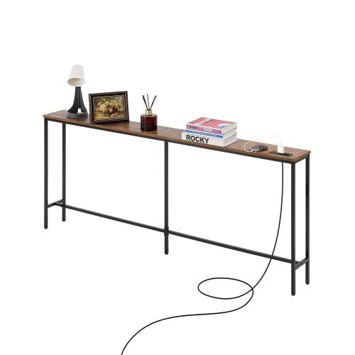 Siauras konsolinis stalas VEVOR YJXXGZ-001, 180 cm ilgio