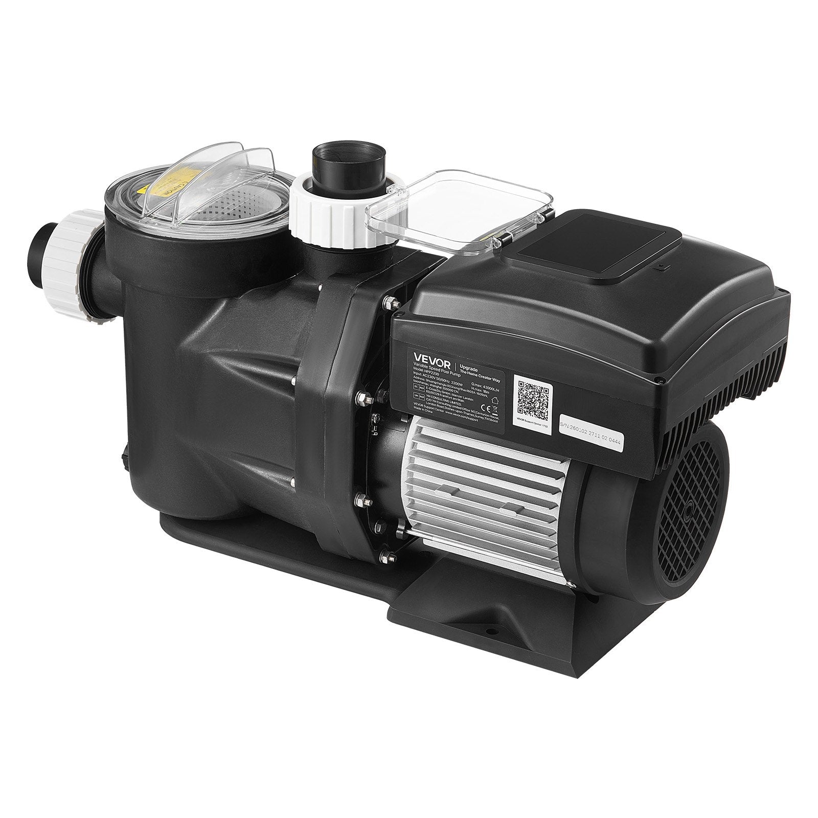 Kintamo greičio baseino siurblys VEVOR HPP1100, 1100 W