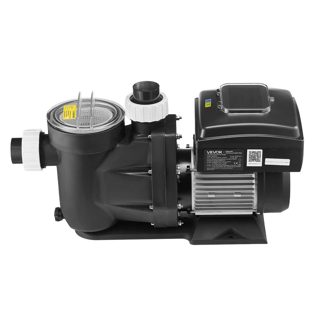 Kintamo greičio baseino siurblys VEVOR HPP1100, 1100 W