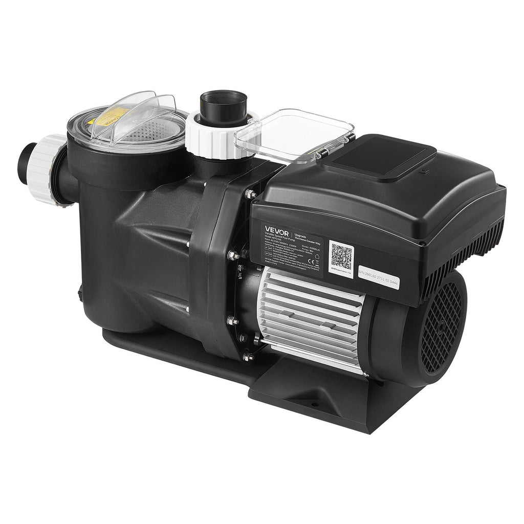 Kintamo greičio baseino siurblys VEVOR HPP2200, 2200W