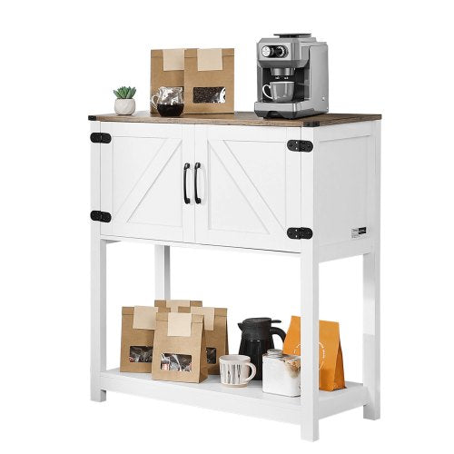 Kavos staliukas-komoda VEVOR SR241143, 80 x 35 x 88 cm