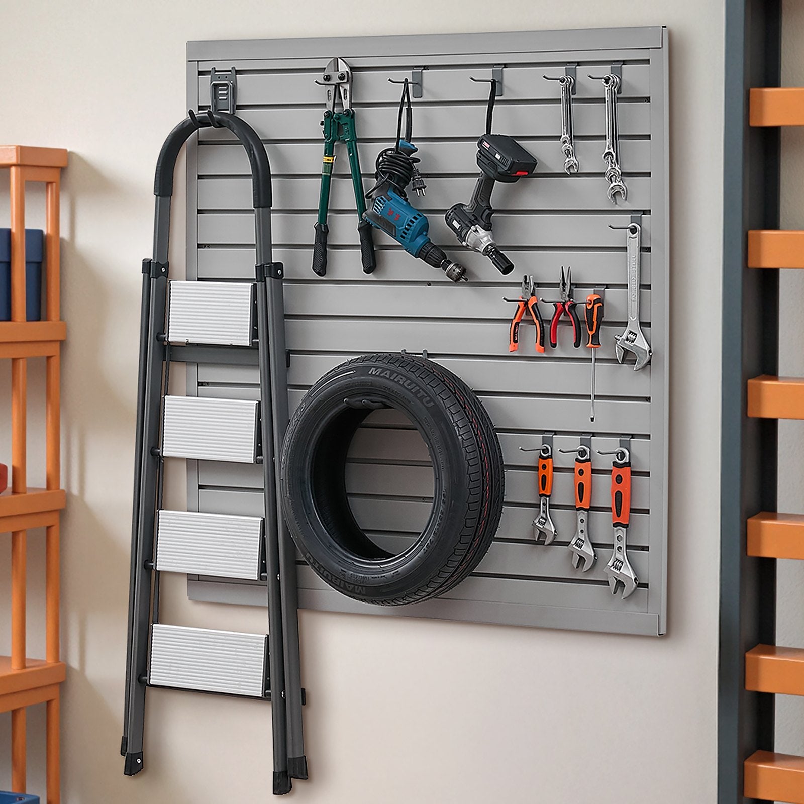 Sieninės plokštės įrankiams VEVOR YLP-SS-4G, 122 x 122 cm